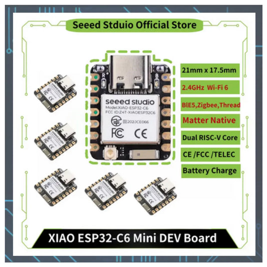 ESP32C6 MINI 開発ボード 技適取得済 Wi-Fi BLE デュアルコア マイコン MicroUSB raspbarry pi pico arduino