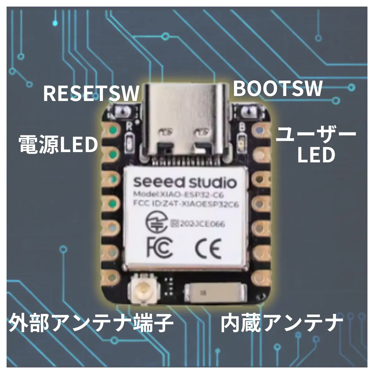 ESP32C6 MINI 開発ボード 技適取得済 Wi-Fi BLE デュアルコア マイコン MicroUSB raspbarry pi pico arduino 爆買