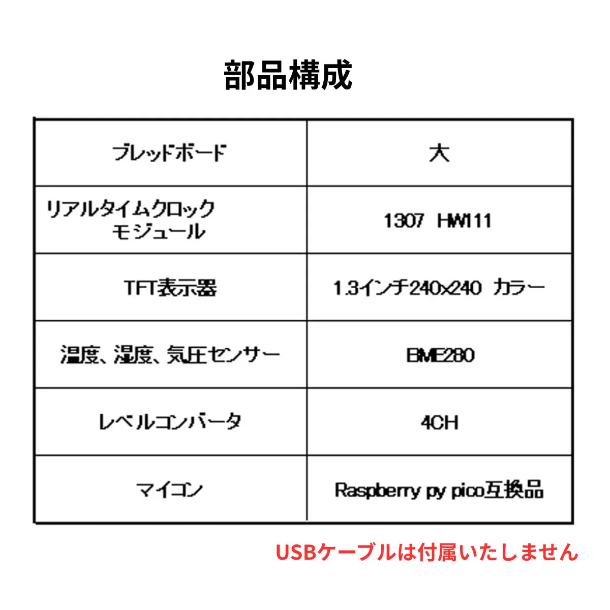 ラズパイPico互換 温湿度・気圧・時計測定 実験ボード 完成品 プログラム書込済 電子工作入門 Python学習 爆買