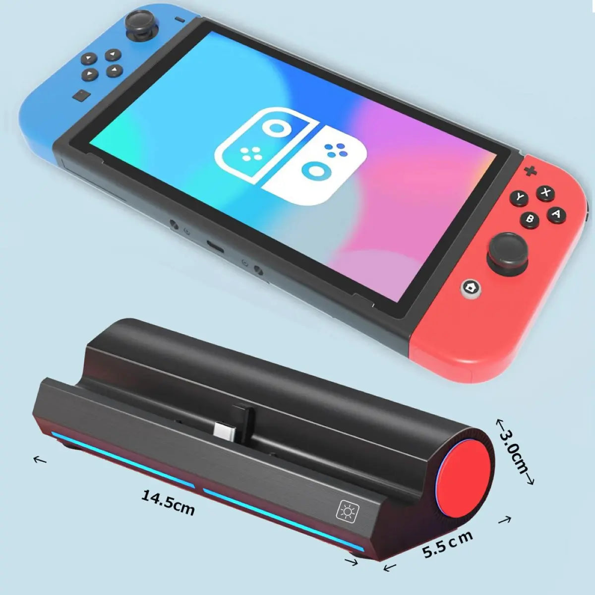 Switch ドック HDMI 変換 TV出力 USB 増設 ケーブル スタンド 充電 有線LAN Nintendo ニンテンドー スイッチ