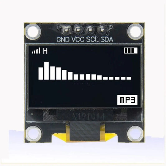 OLEDディスプレイ 白色 0.96インチ SSD1306 128x64dot 自発光型 高コントラスト 高輝度 広視野角 高速応答速度 Arduino raspberry pi pico マイコン 爆買