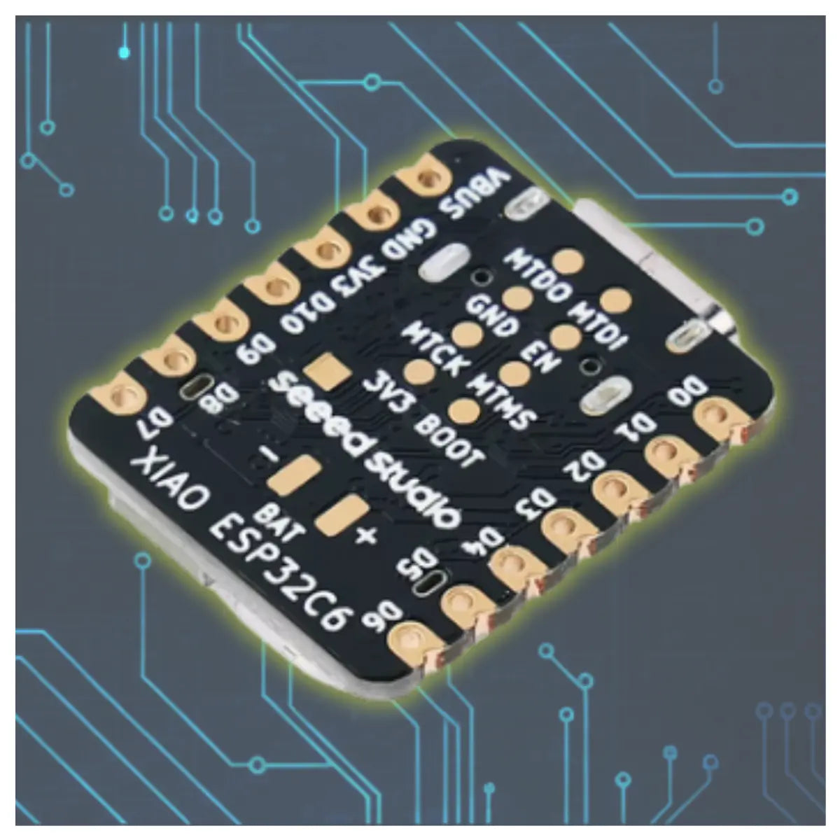 ESP32C6 MINI 開発ボード 技適取得済 Wi-Fi  BLE デュアルコア マイコン MicroUSB  raspbarry pi pico arduino 爆買