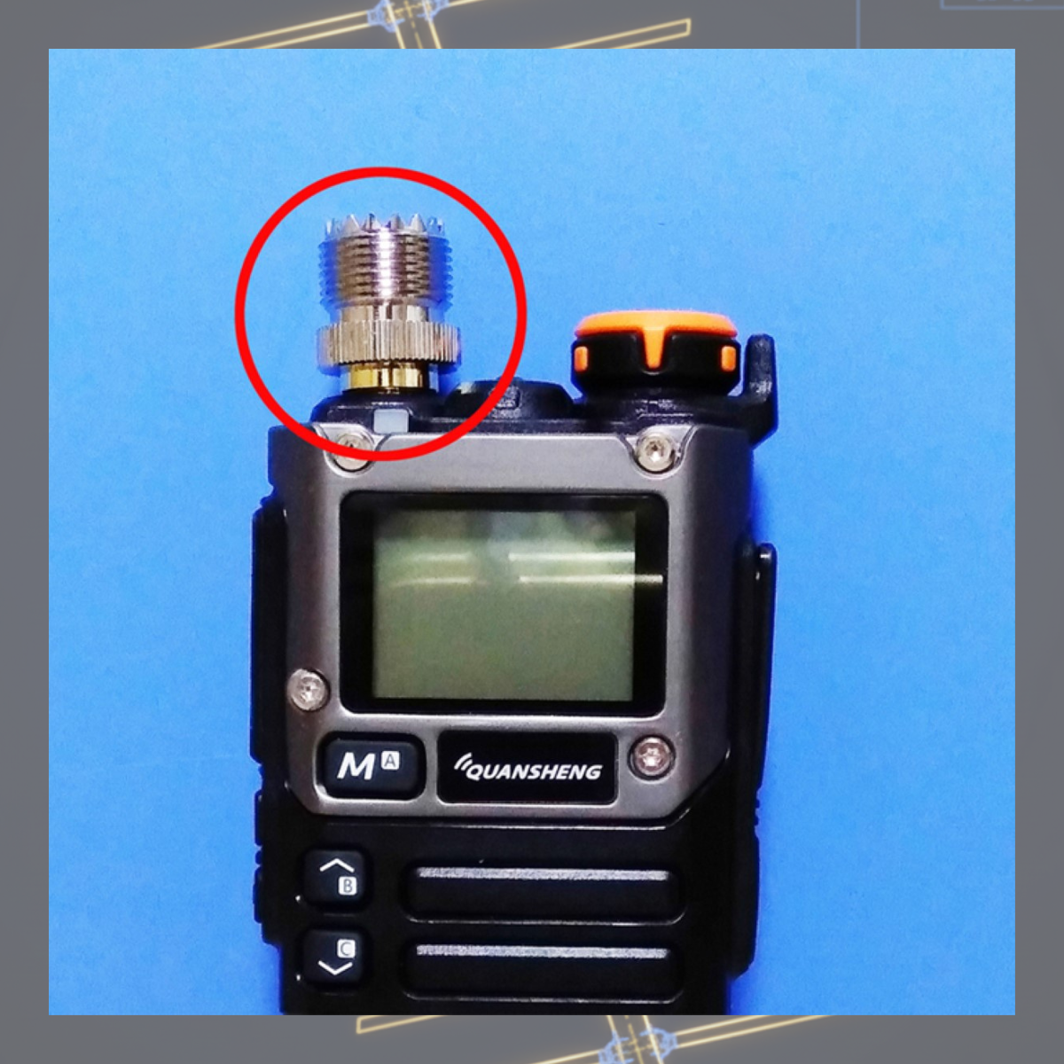 SMAJ-MJ SMAメス M型メス 同軸 変換 コネクター Baofeng Quansheng UV-K5 UV-K6 爆買