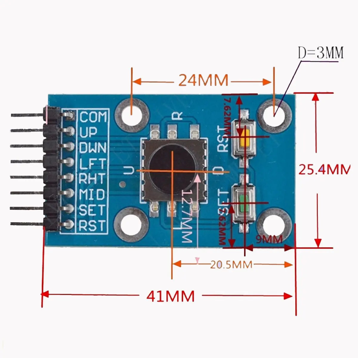 ミニジョイスティック＋SW Arduino raspberry pi pico マイコン 爆買