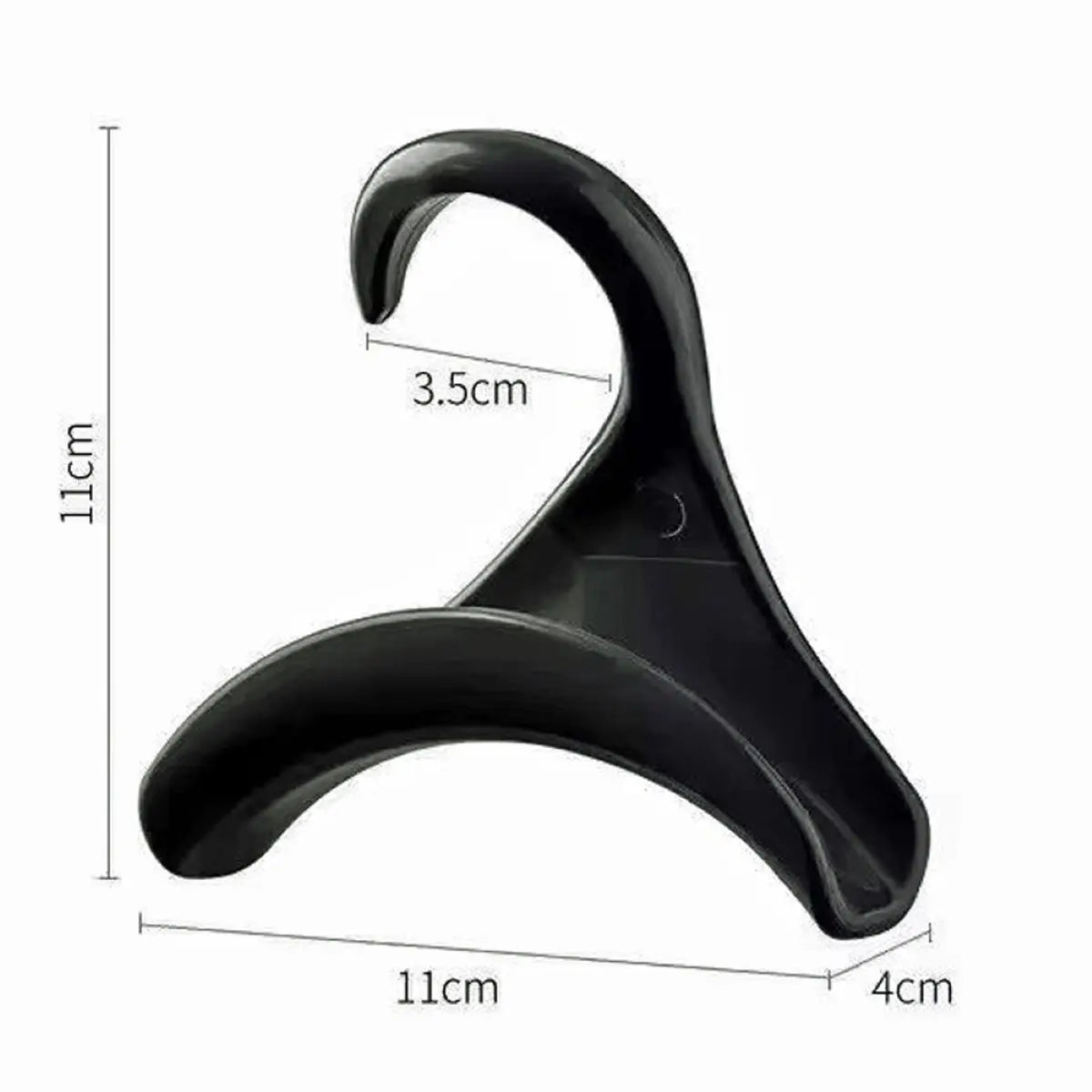バッグハンガー 黒/白 各2個　カバン掛け 荷物掛け 帽子掛け バック掛け アーチ型 鞄 かばん 型崩れ防止 吊り下げ 収納 クローゼット 爆買