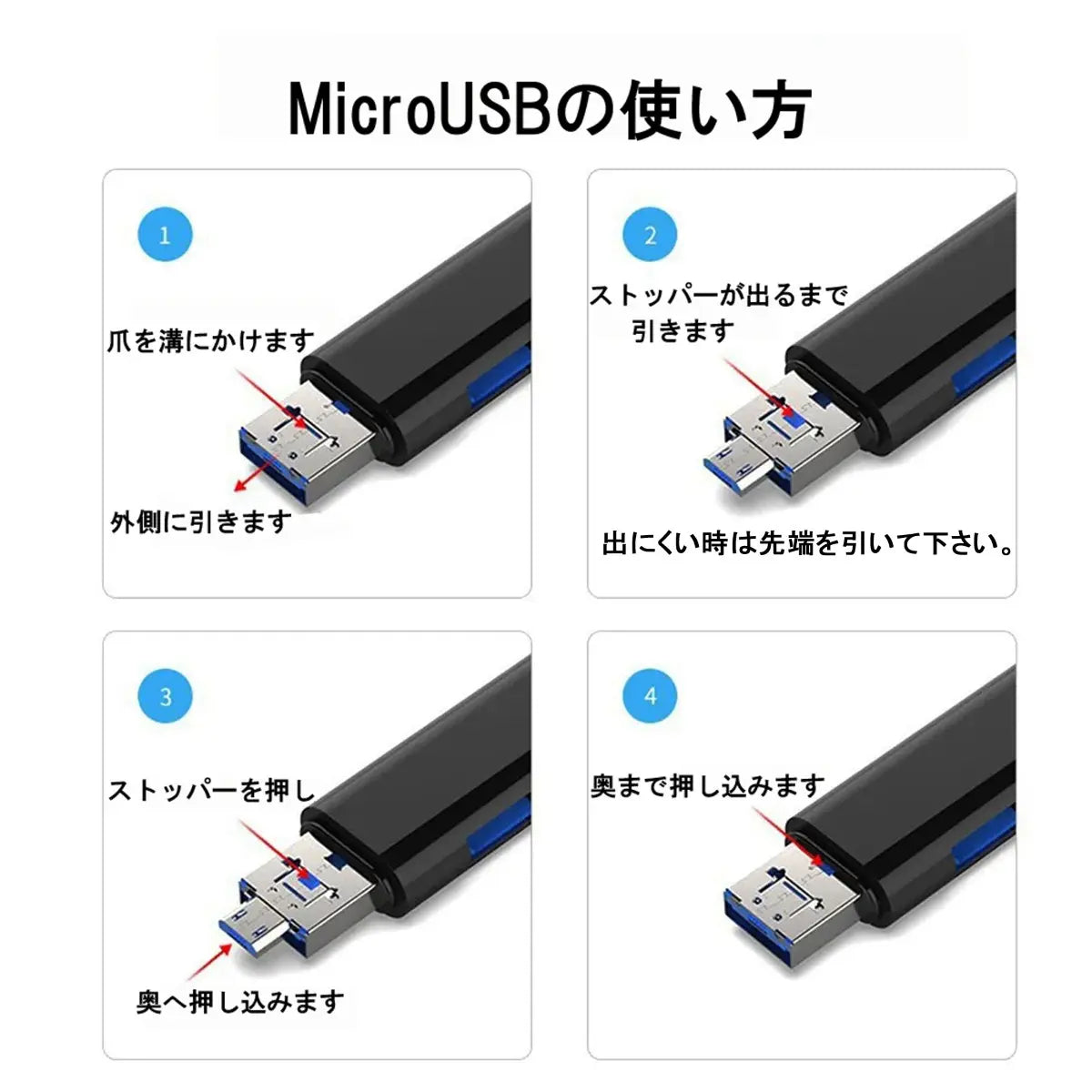 カードリーダー Type-C 5in1 usb2.0 ハブ SDカード 変換アダプター Micro USB USB2.0 OTG対応 Android スマホ  micro SDカード 転送 爆買