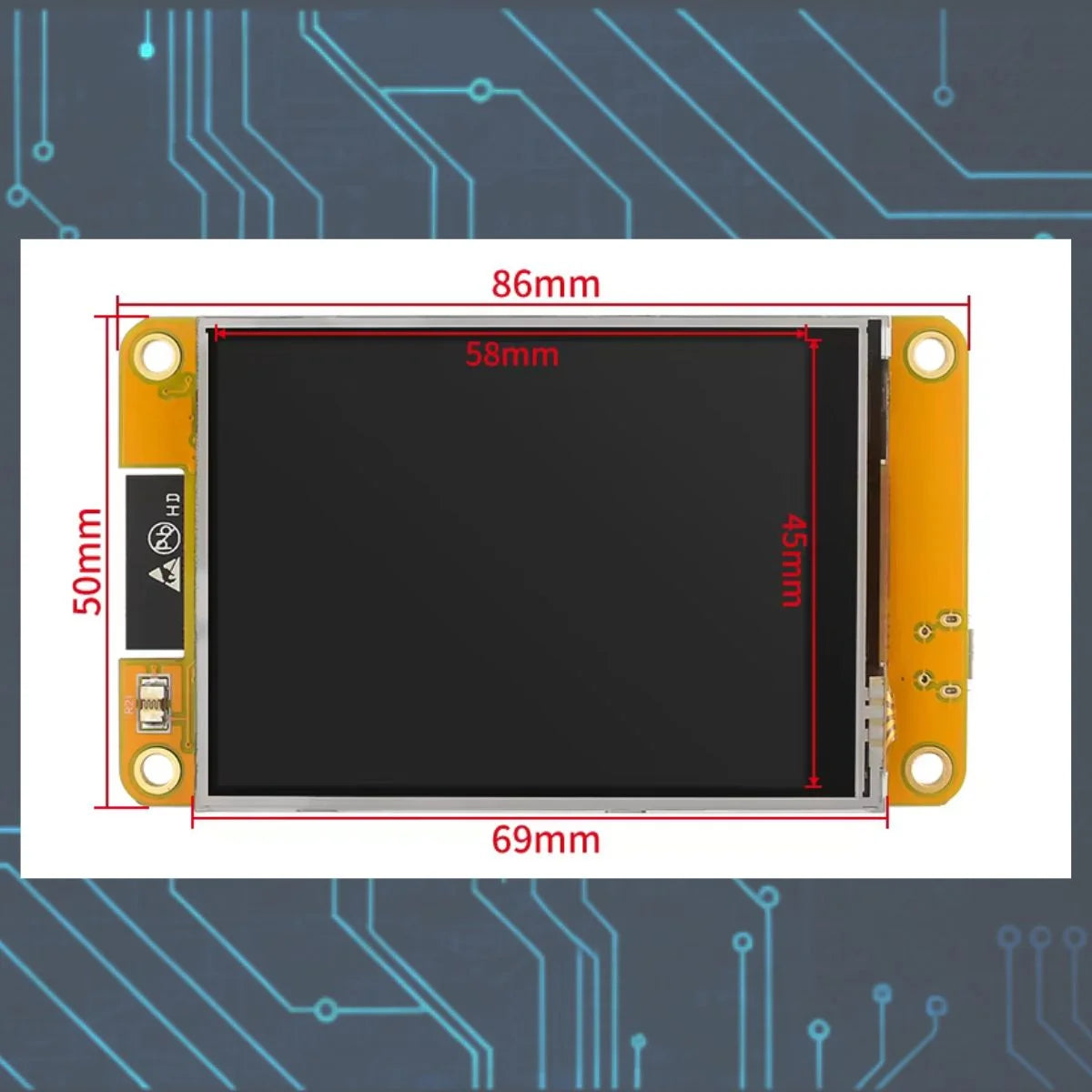 ESP32+TFT2.8 オールインマイコンボード デュアルコア マイコン