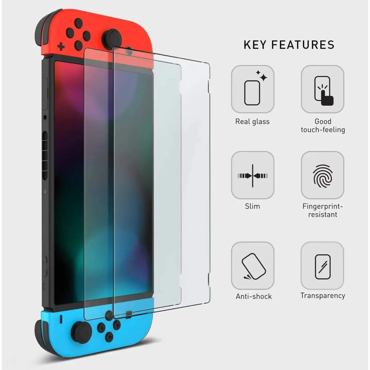 Switch 保護フィルム フィルム ガラスフィルム Switch 有機EL 任天堂 スイッチ ニンテンドー スイッチ フィルム シール カバー 爆買