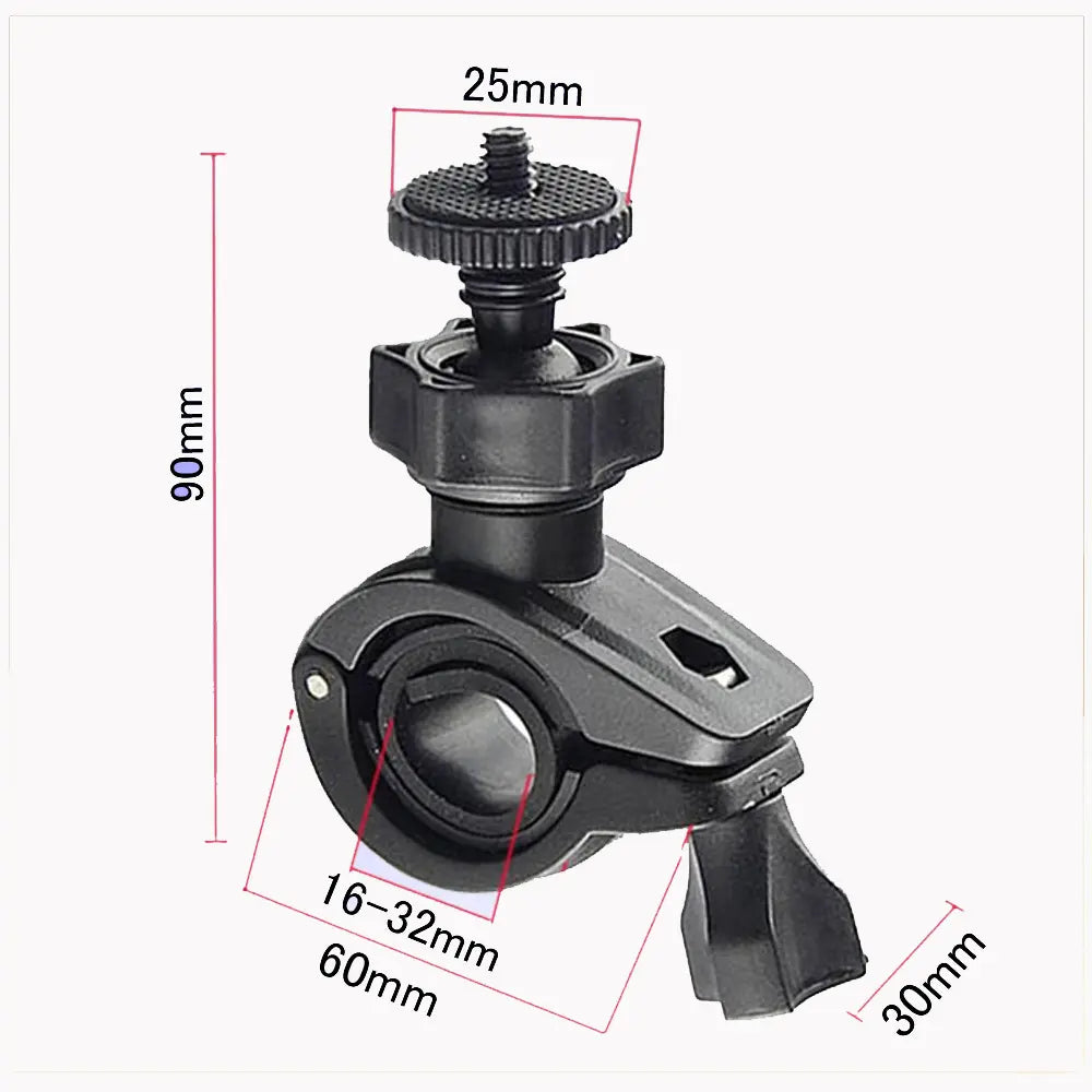 カメラ マウント ハンドル固定 ホルダー クランプ バイク オートバイ 自転車 GoPro アクションカメラ 爆買