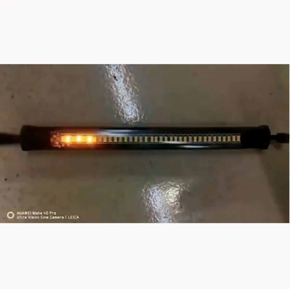 バイク ウインカー シーケンシャルウインカー フロントフォーク   LED 流れるウインカー デイライト ホワイト アンバー 2色 防水 ラバー  2個セット 爆買