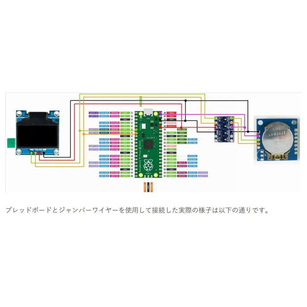 リアルタイム クロック モジュール HW-111 内蔵時計 データロガー 家電 セキュリティシステム Arduino raspberry pi pico マイコン 爆買