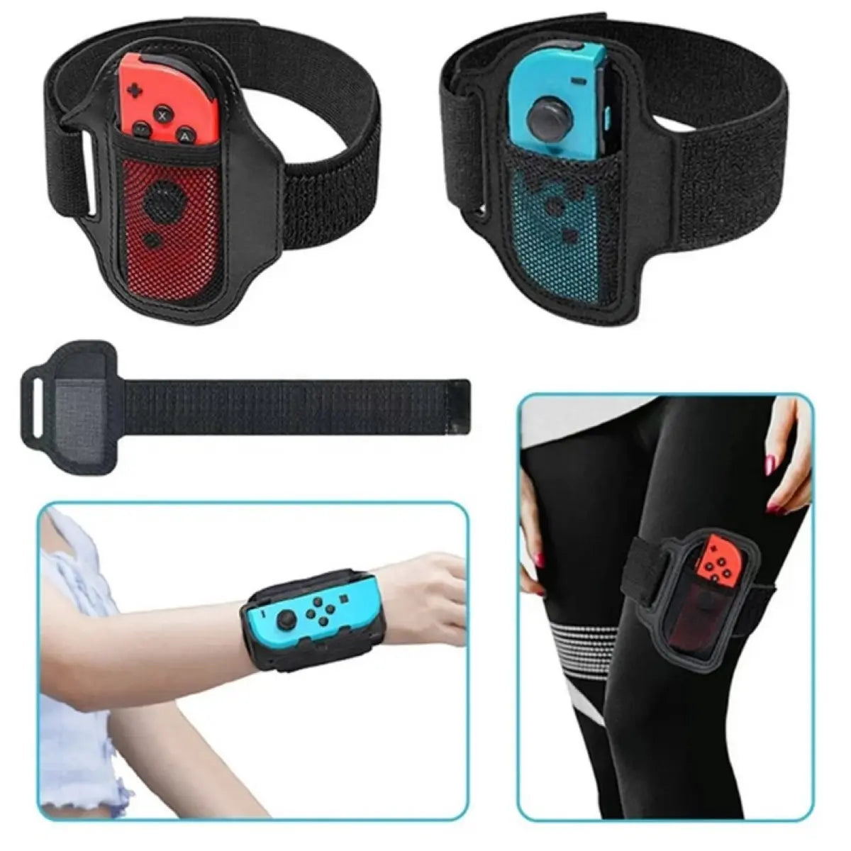switch joy-con レッグストラップ レッグバンド サイズ調整可能 高通気性 水洗い可能 面ファスナー スポーツゲーム汎用 ニンテンドー スイッチ 爆買