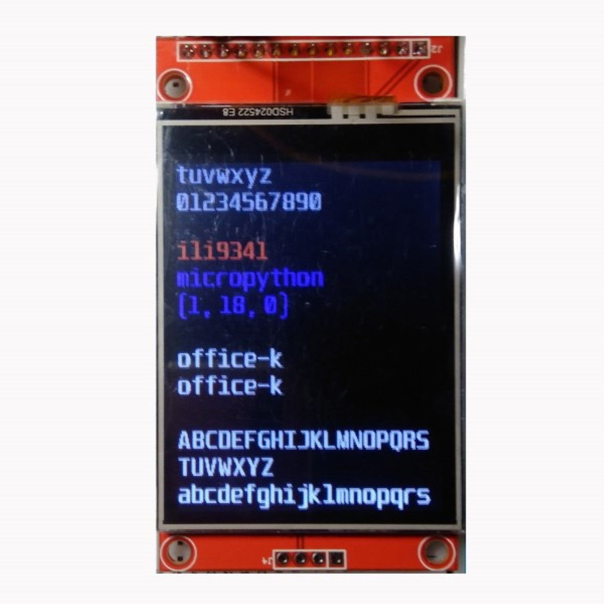 TFT LCDディスプレイ 2.4インチ 240x320 タッチスクリーン付 Arduino raspberry pi pico マイコン ラズベリーパイ 電子工作 爆買