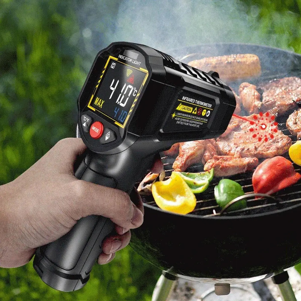 ANENG TH203 非接触温度計 -50℃～600℃ 高精度 瞬時測定 デジタル 赤外線温度計 放射温度計 料理 工業用 車整備 爆買