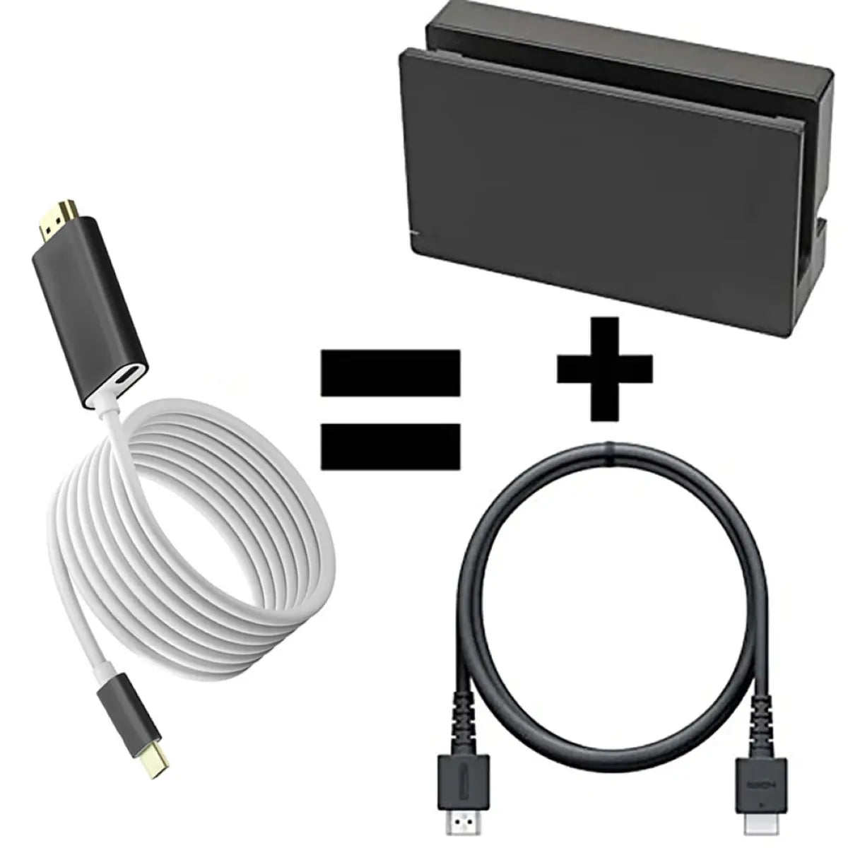Switch ドック HDMI 変換 ケーブル Type-C USB-C ドック 不要 ドック