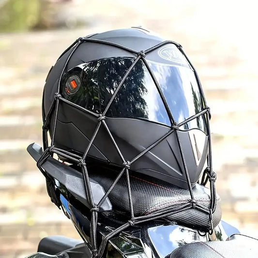 ツーリングネット オートバイ バイク 収納 ヘルメット 伸縮性 ネット 燃料タンク 固定 荷物 爆買