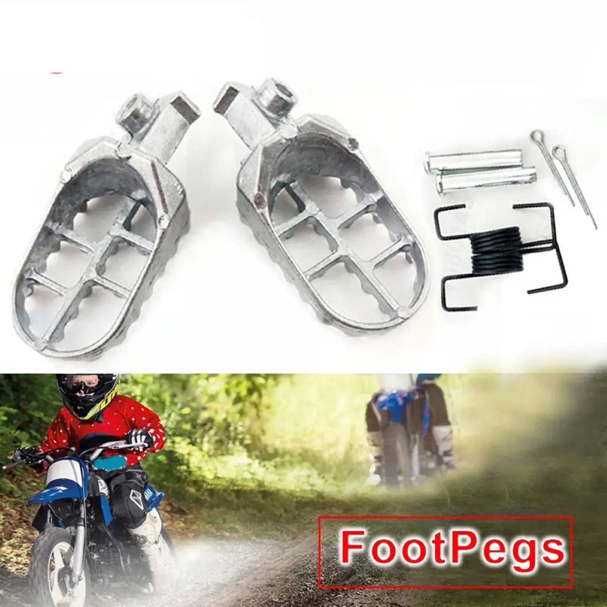 ワイドフットペグ バイクステップ バイク ステップ 交換 大型化 安全 踏みやすい オフロード アルミ製 ヤマハ 爆買