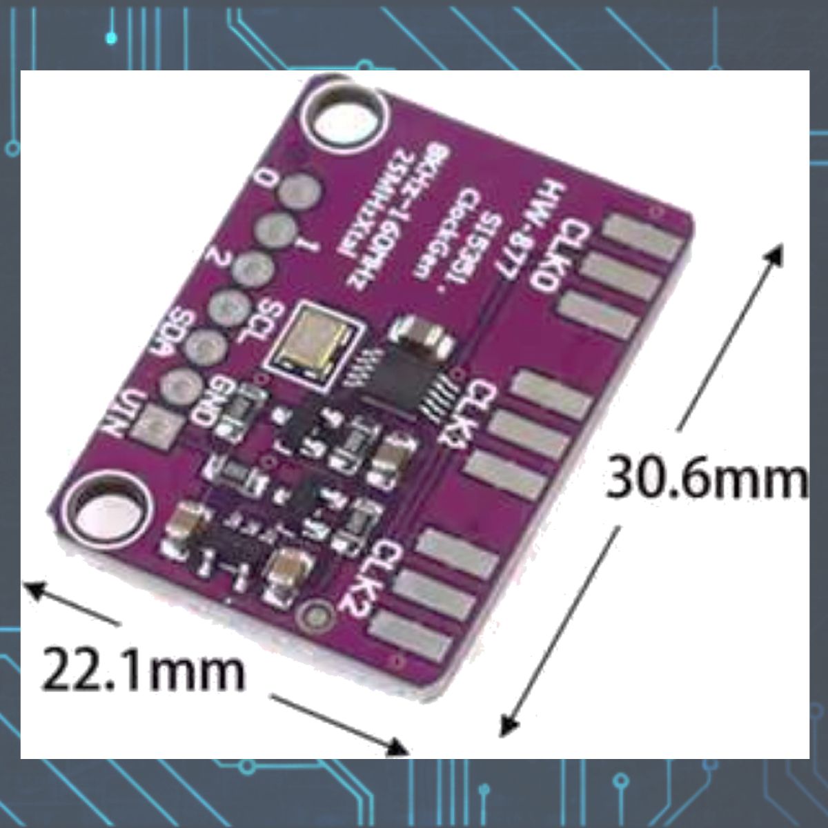 Si5351A I2C信号発生器モジュール｜8kHz〜160MHz・3出力
